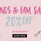 20% off with code BFF20